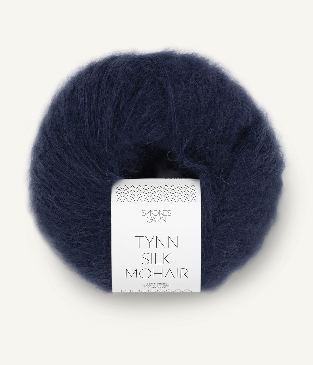 Tynn Silk Mohair Dyp Marine