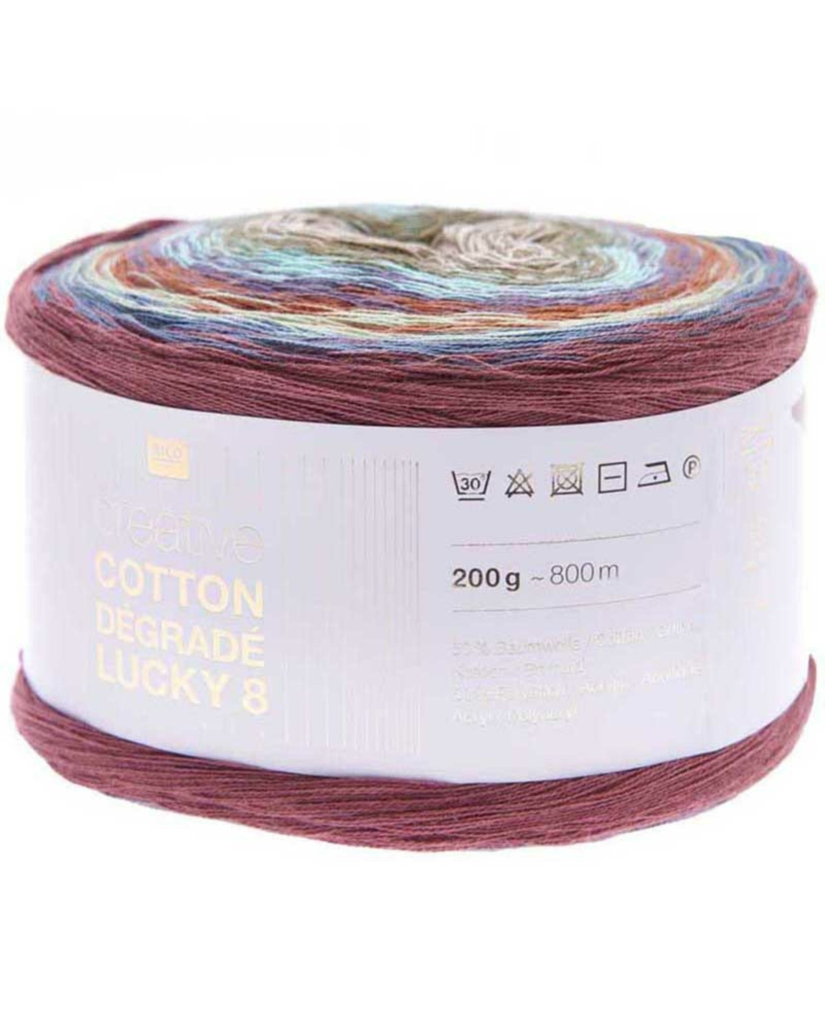 Creative Cotton Dégradé Lucky 8, Forest