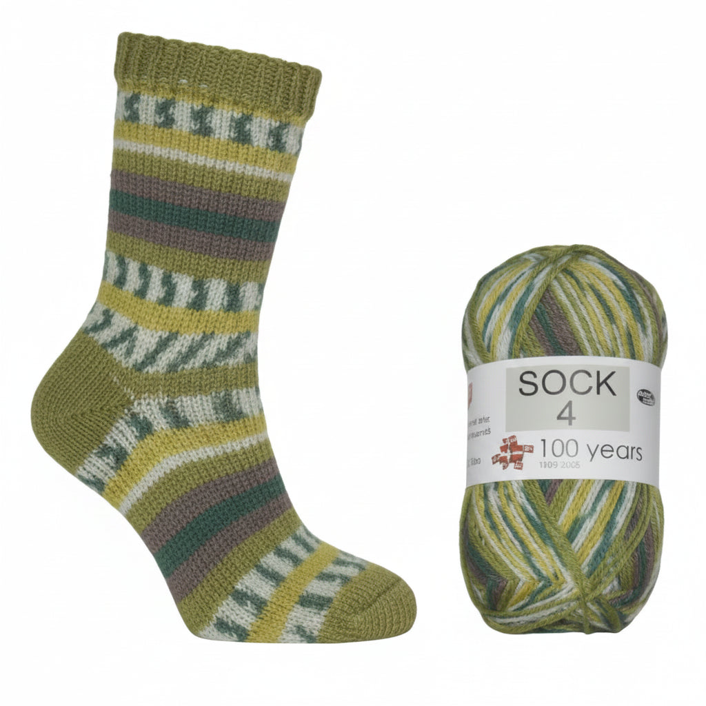 Hjerte Sock 4 farvenummer 5029