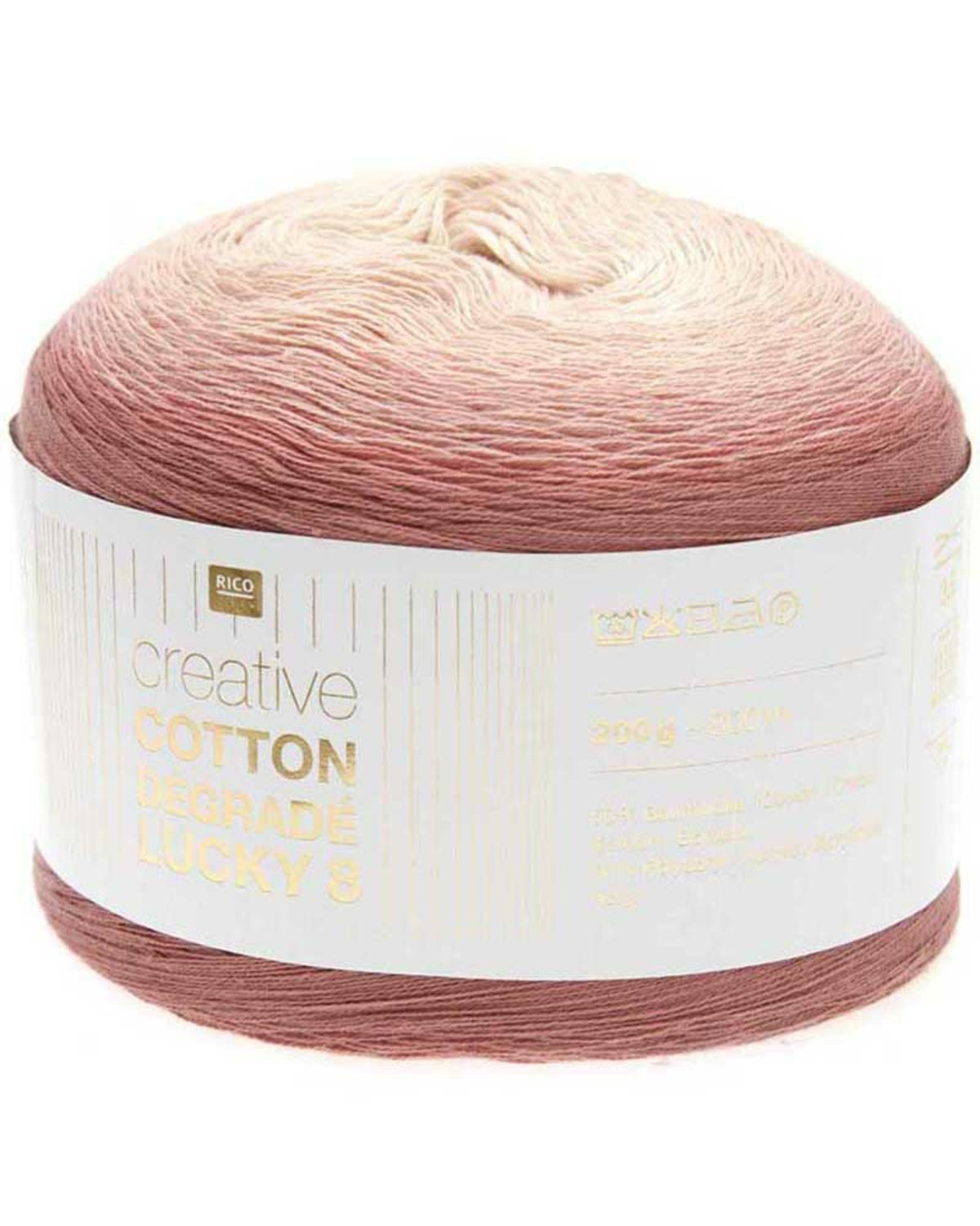 Crea Cott Dégradé 8 apricot