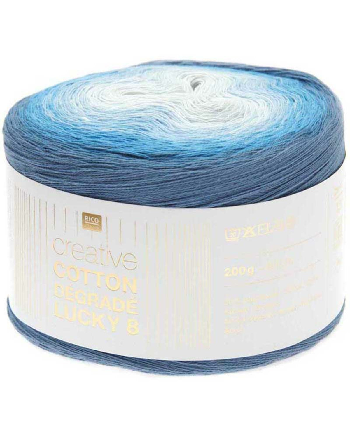 Crea Cott Dégradé 8 aqua