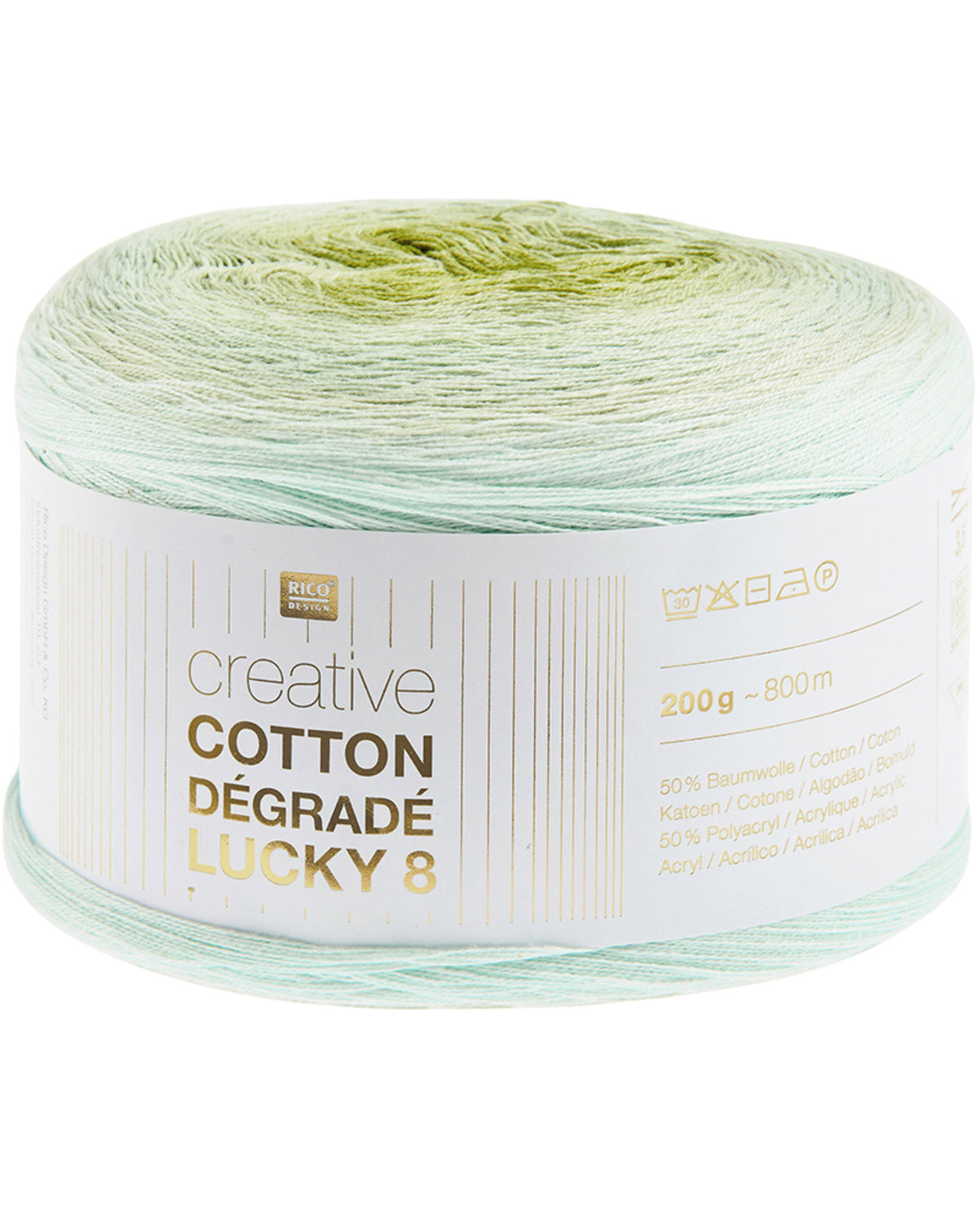Creative Cotton Dégradé Lucky 8 aloe