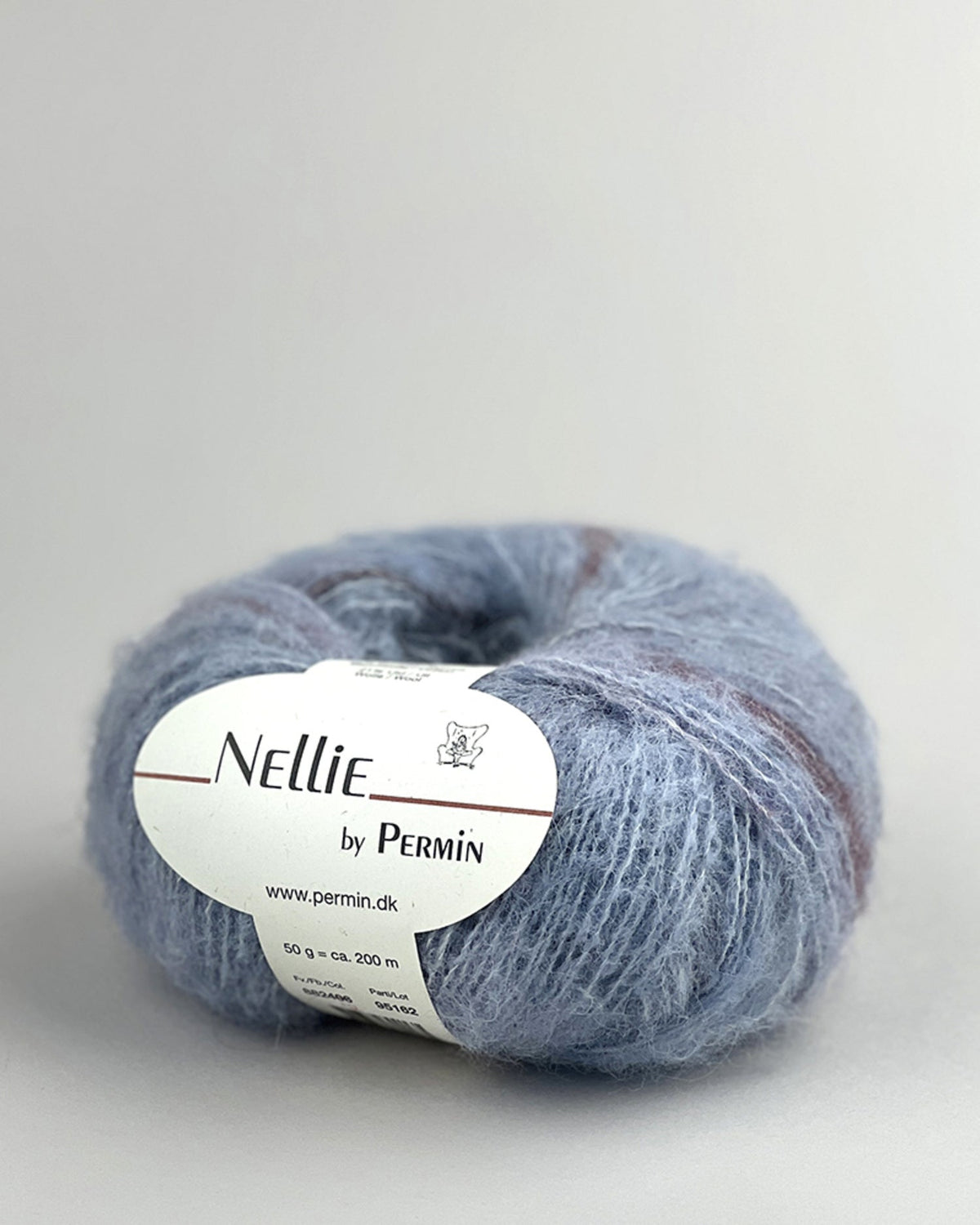 Nellie Lyseblå/rosa/bordeau