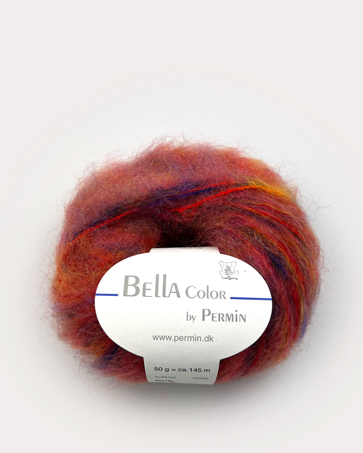 Bella Color Orangerød/lilla