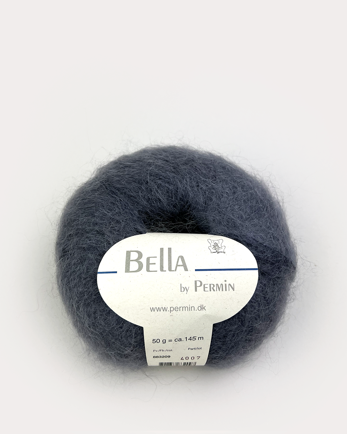 Bella mohair Grå
