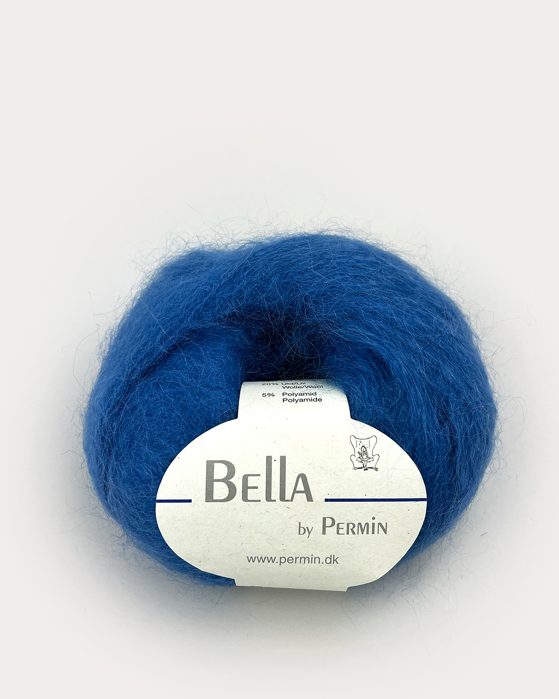 Bella mohair Jeans blå