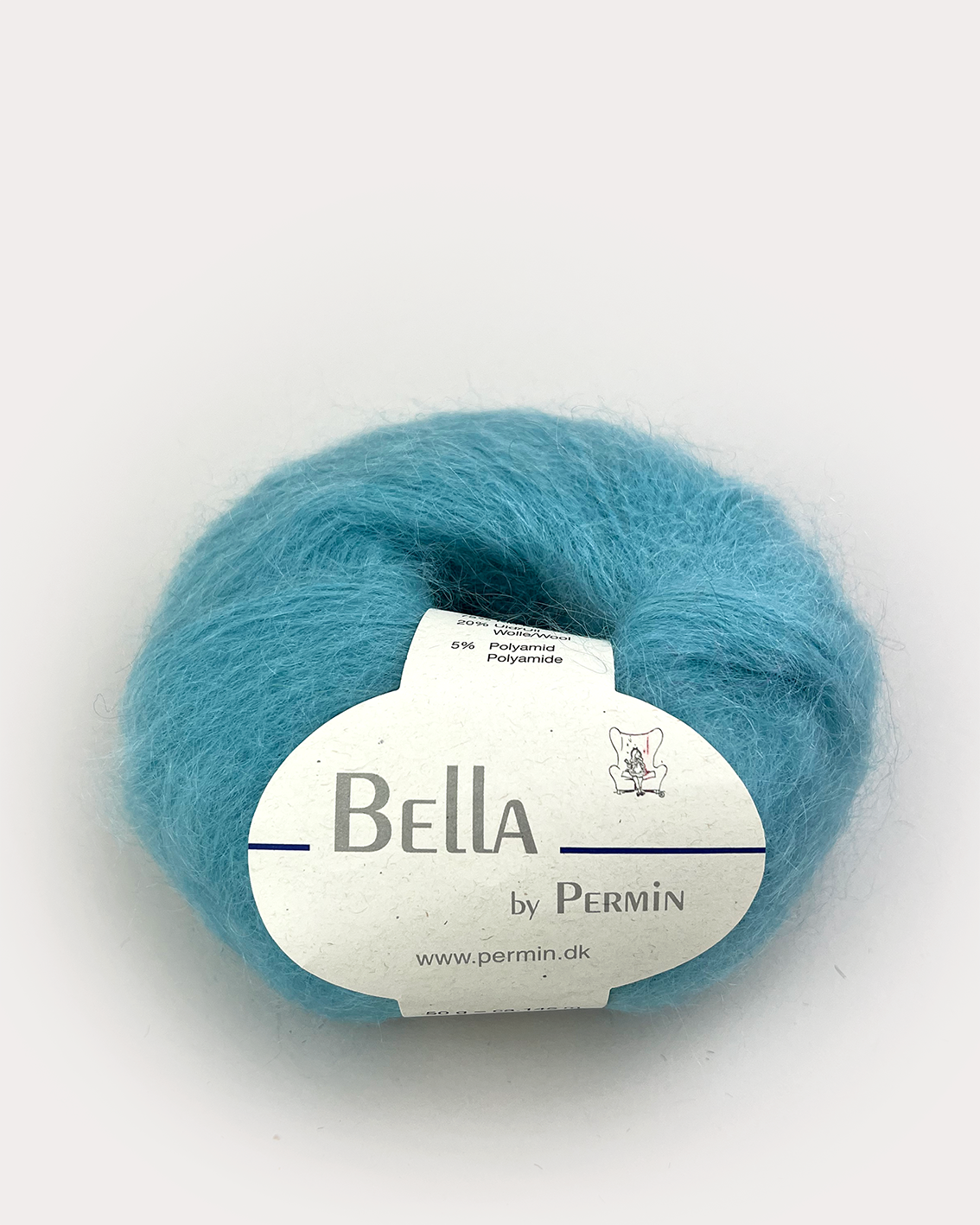 Bella mohair Turkis