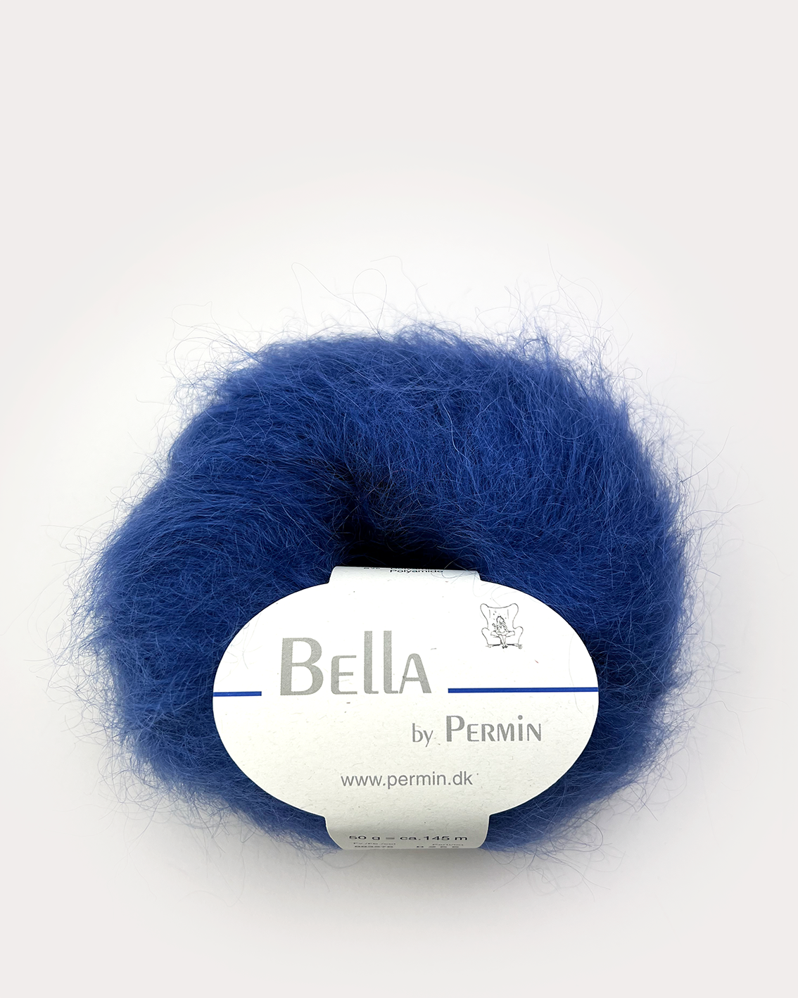Bella mohair Royal blå