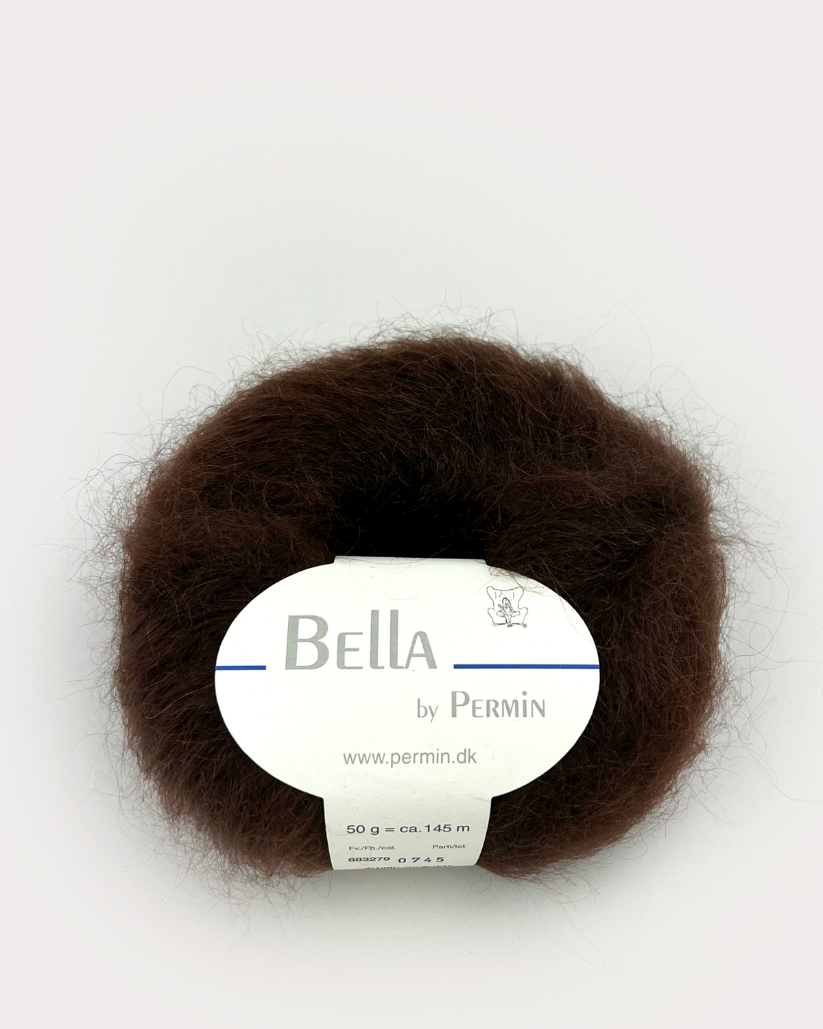 Bella mohair Brun