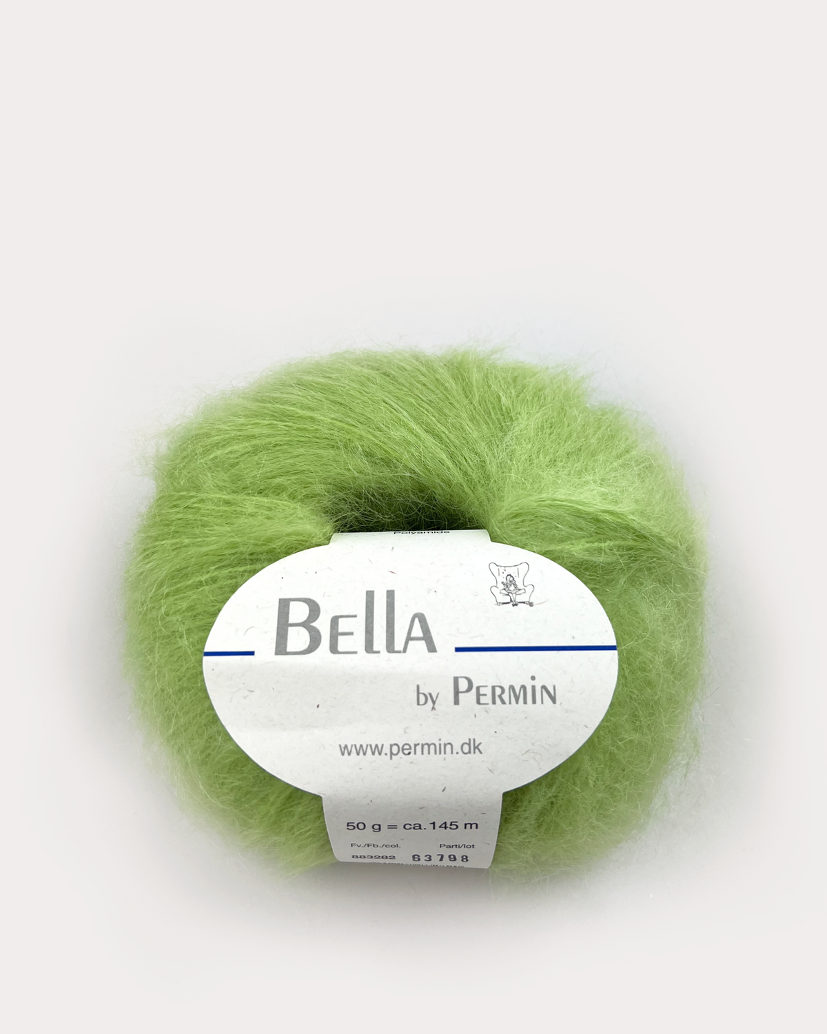 Bella mohair Lysegrøn