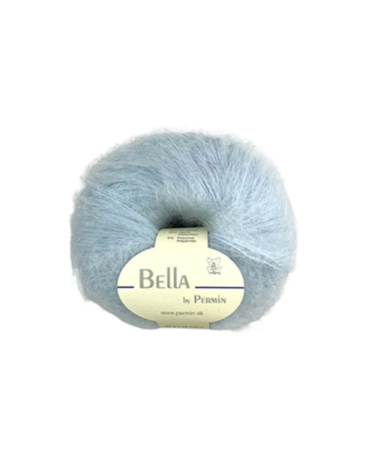 Bella mohair Himmelblå