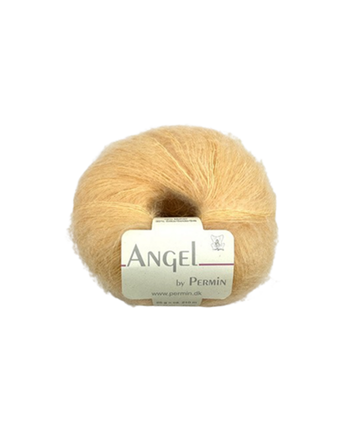Angel mohair Solsikkegul