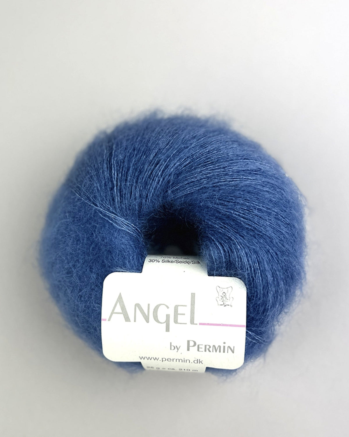 Angel mohair Kornblomst