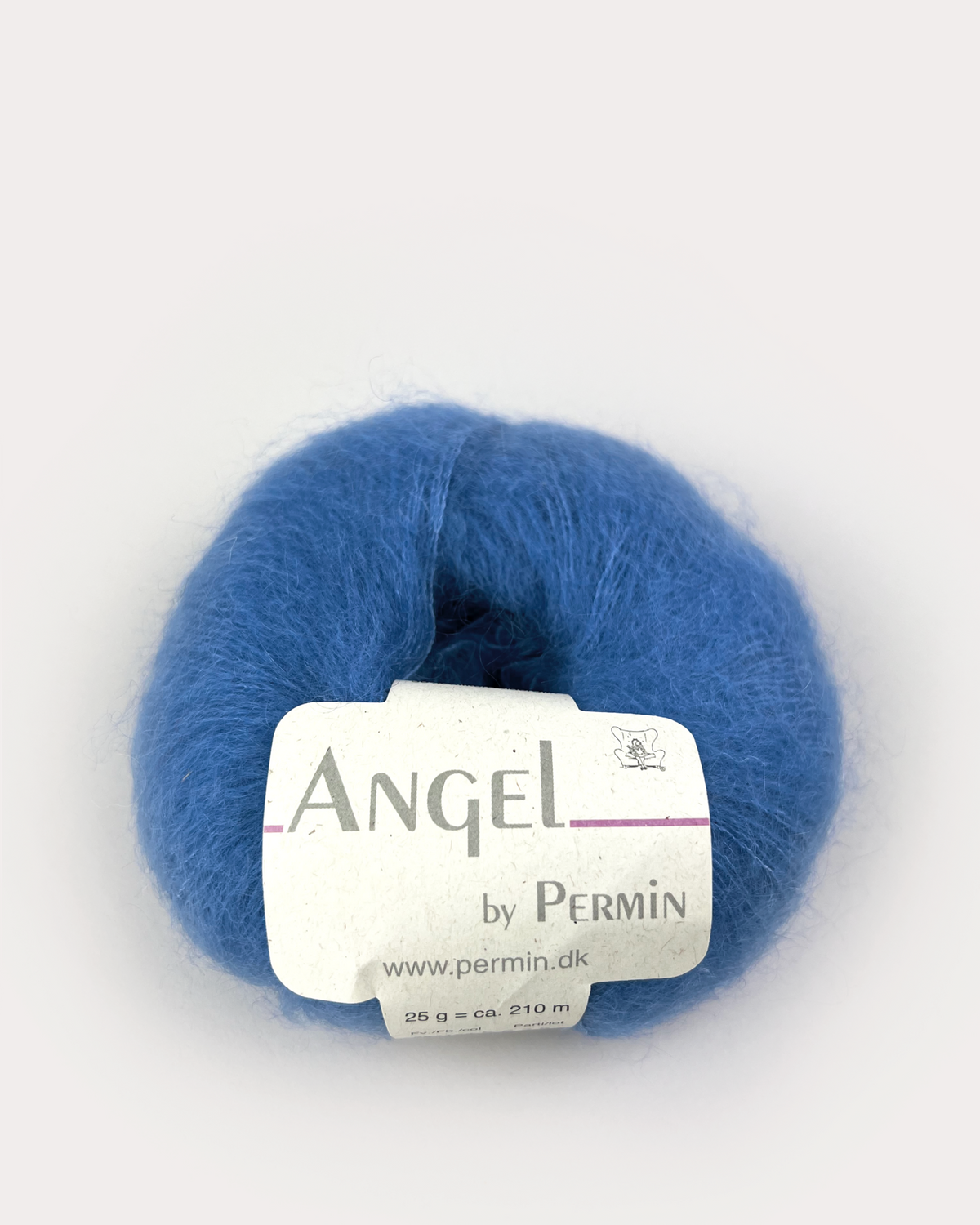 Angel mohair Sports blå