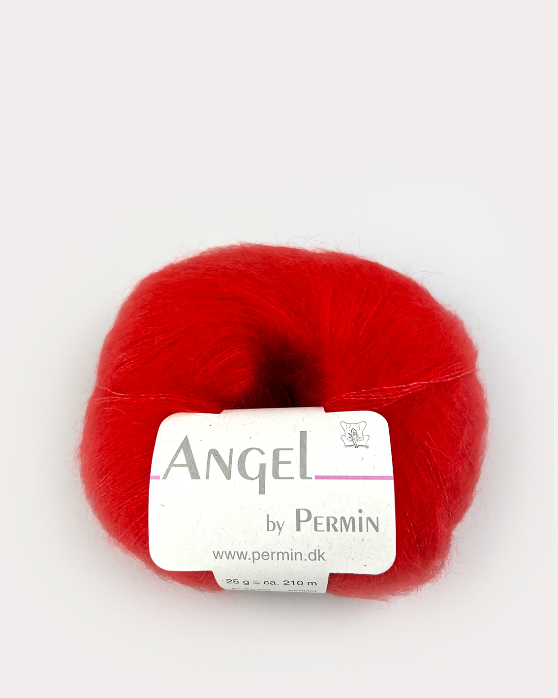 Angel mohair Cinnober