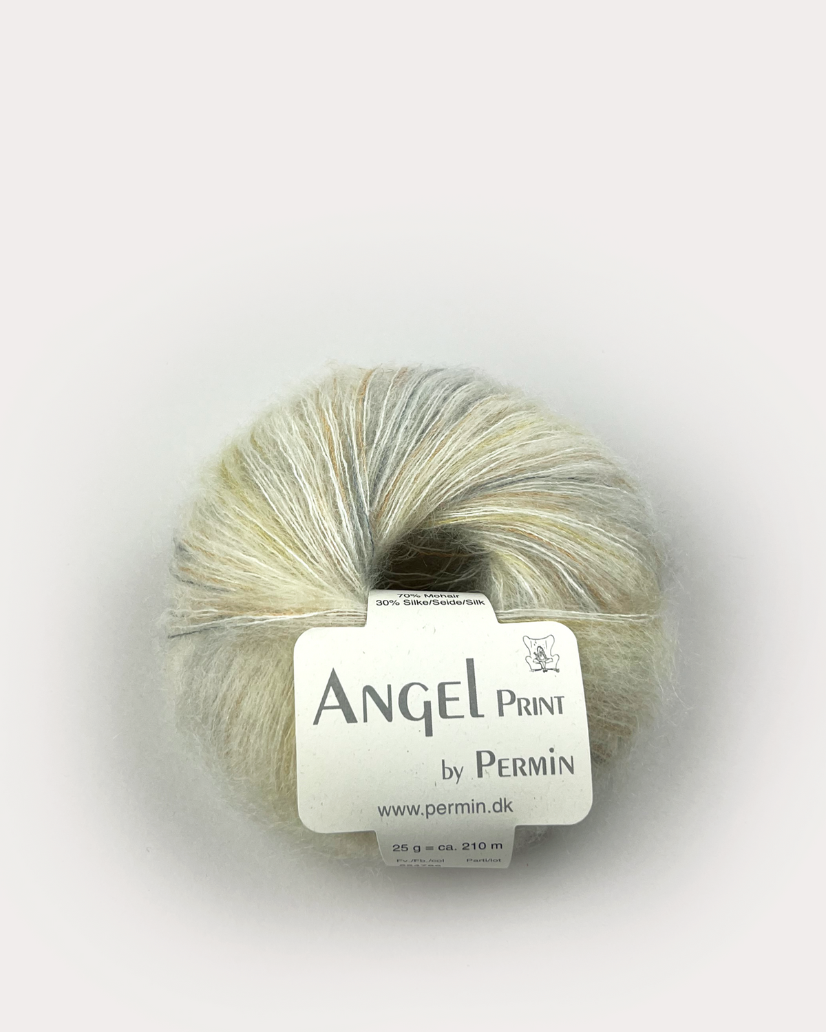 Angel print Råhvid