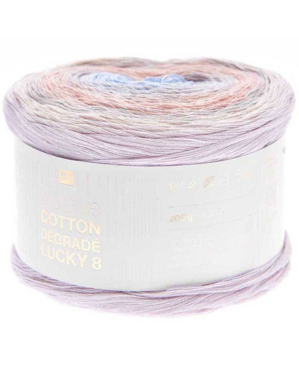 Creative Cotton Dégradé Lucky 8, Marshmallow