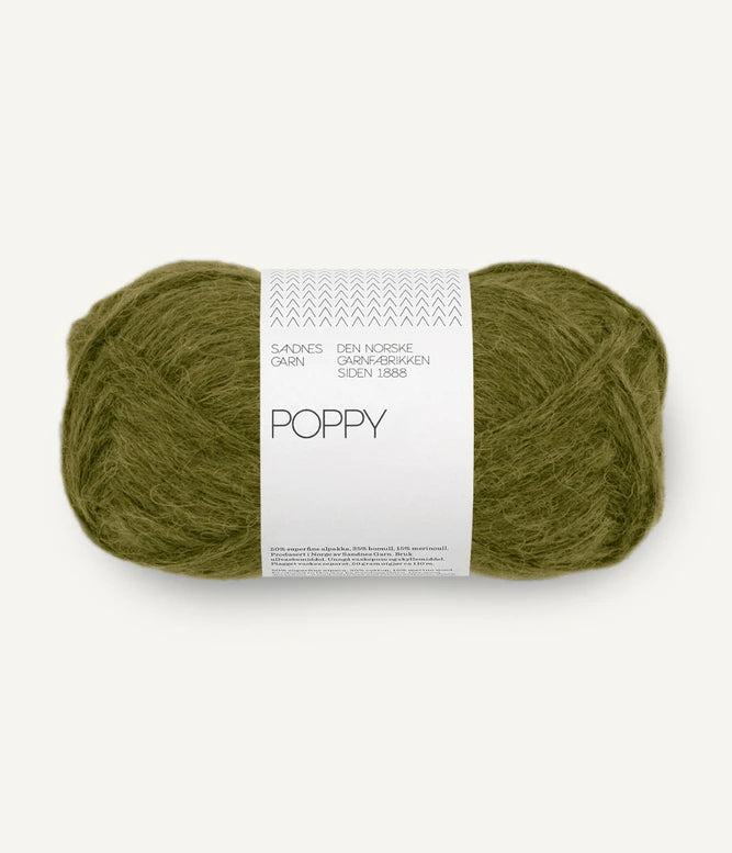 Poppy Dark moss green Nm 2,2