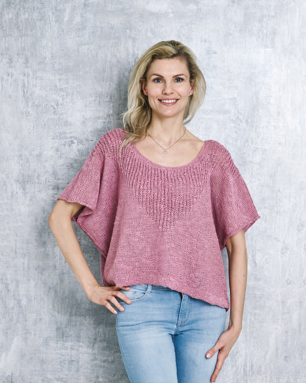 Opskrift: Bluse med patent felt