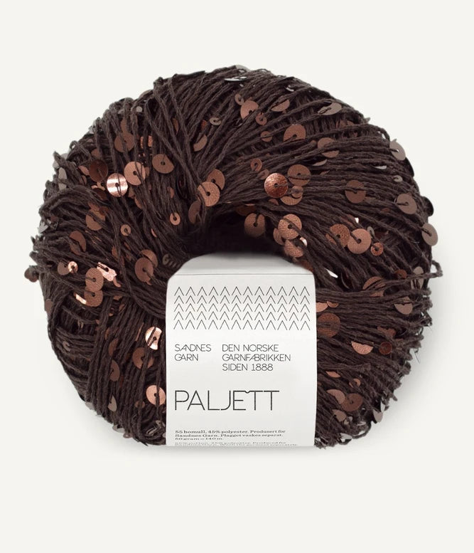 Paljett Espresso sparkle