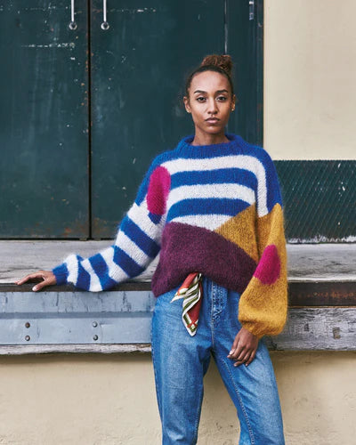 Garn til Grafisk sweater (Inkl opskrift)