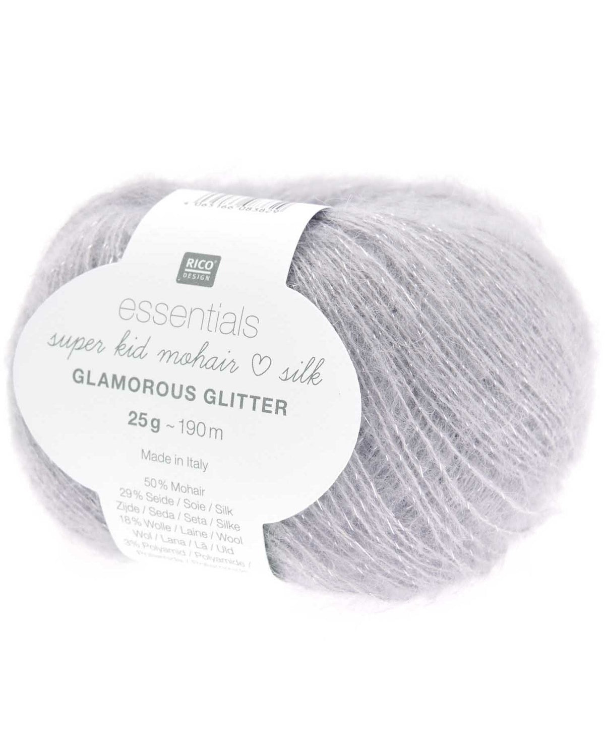 Essentials Super Kid Mohair Loves Silk Glamorous Glitter lavender