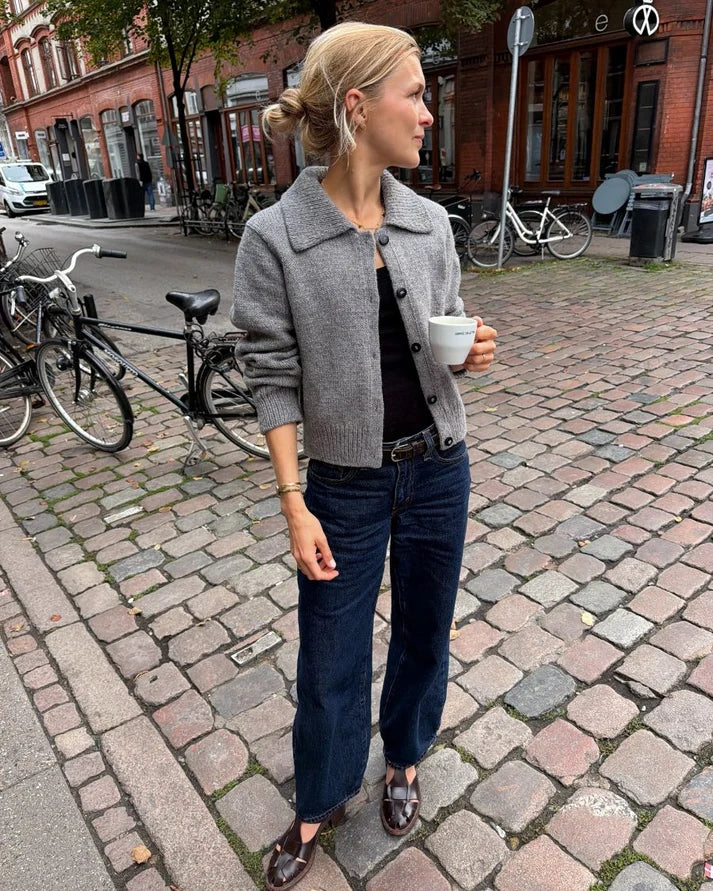 Opskrift: Petra Jacket – dansk strikkeopskrift