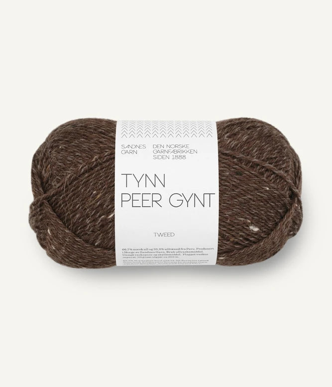 Tynn Peer Gynt Dark Brown / Brown Tweed 3085