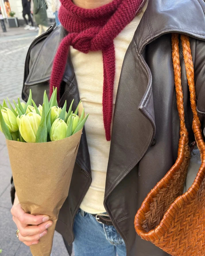 Opskrift: Sophie Scarf – dansk strikkeopskrift
