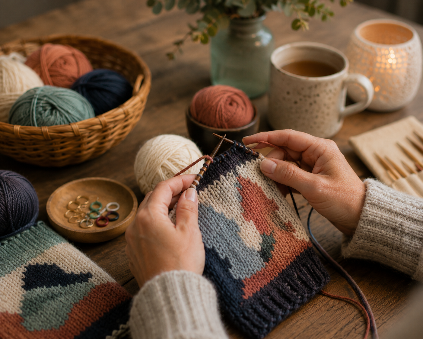20.10 - Intarsia Strikkekursus