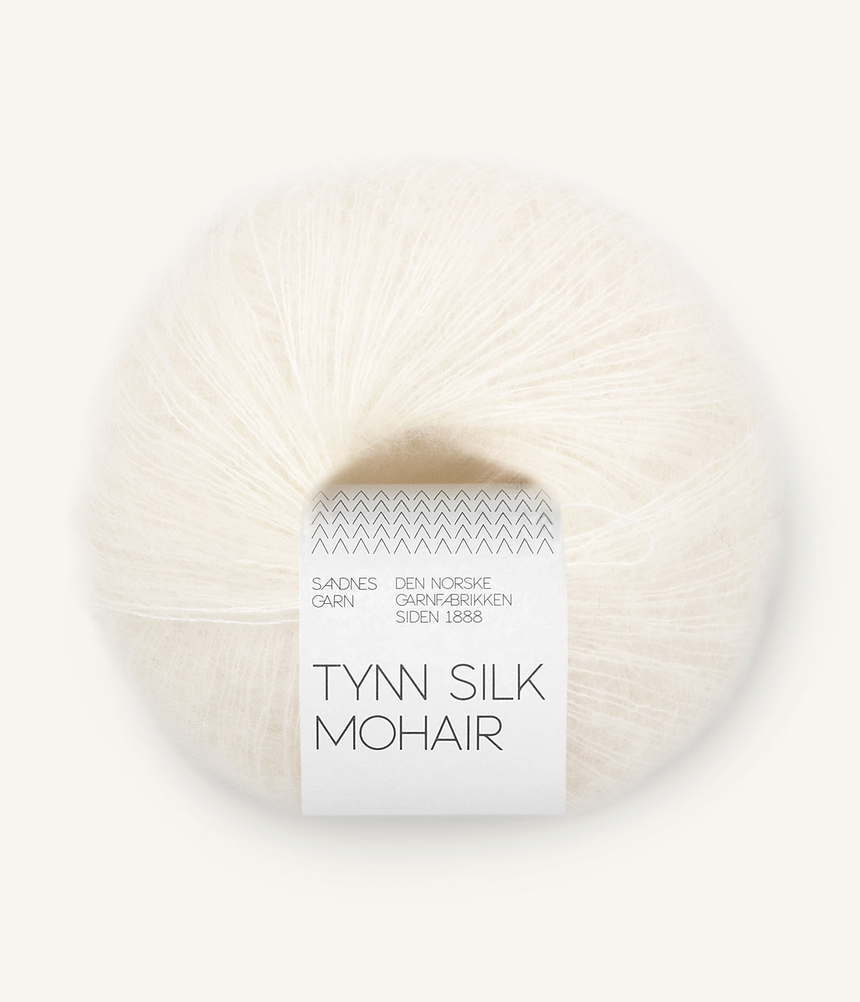 Tynn Silk Mohair White