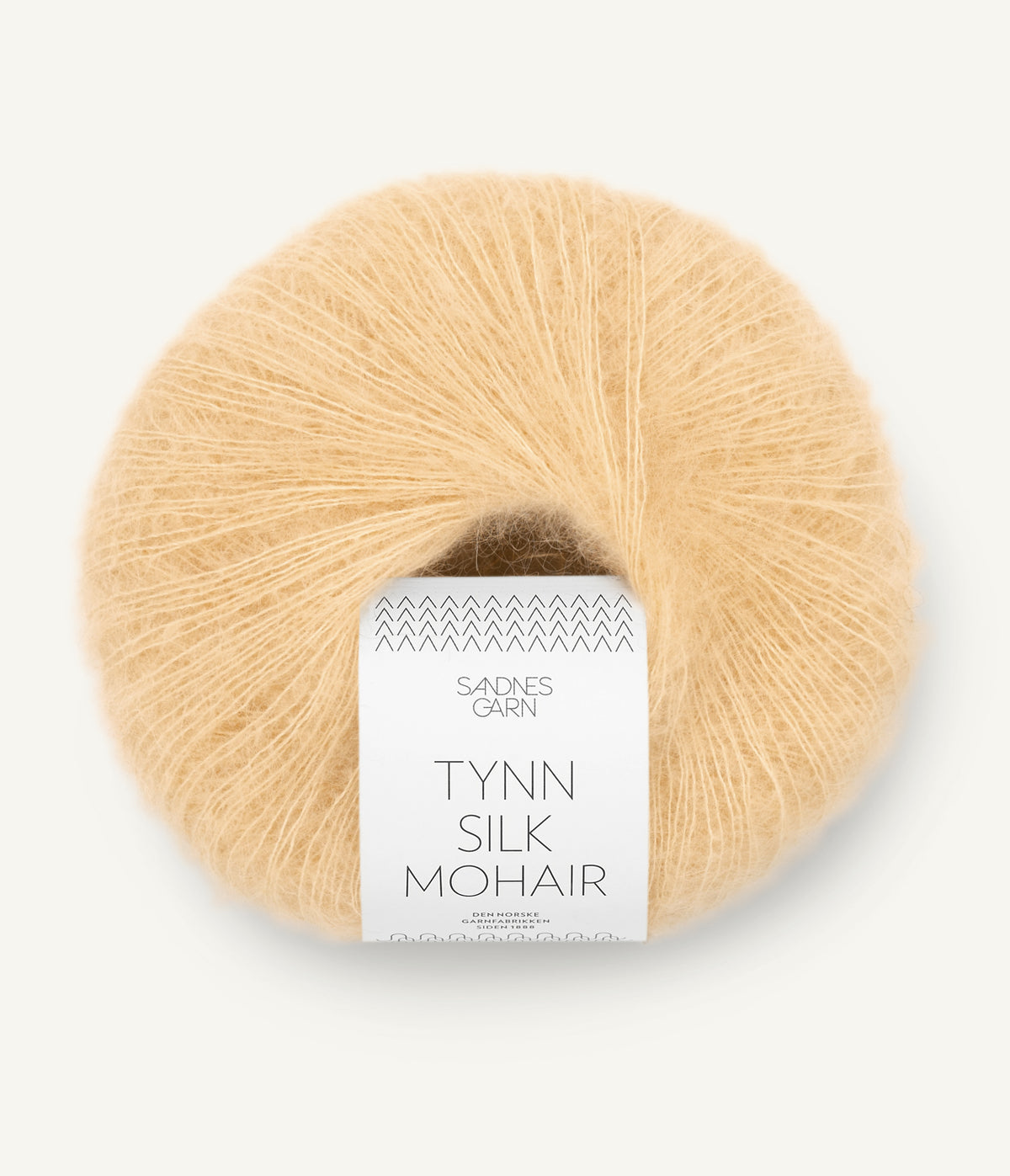 Tynn Silk Mohair Gul Månestein
