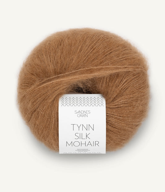 Tynn Silk Mohair Brunt Sukker