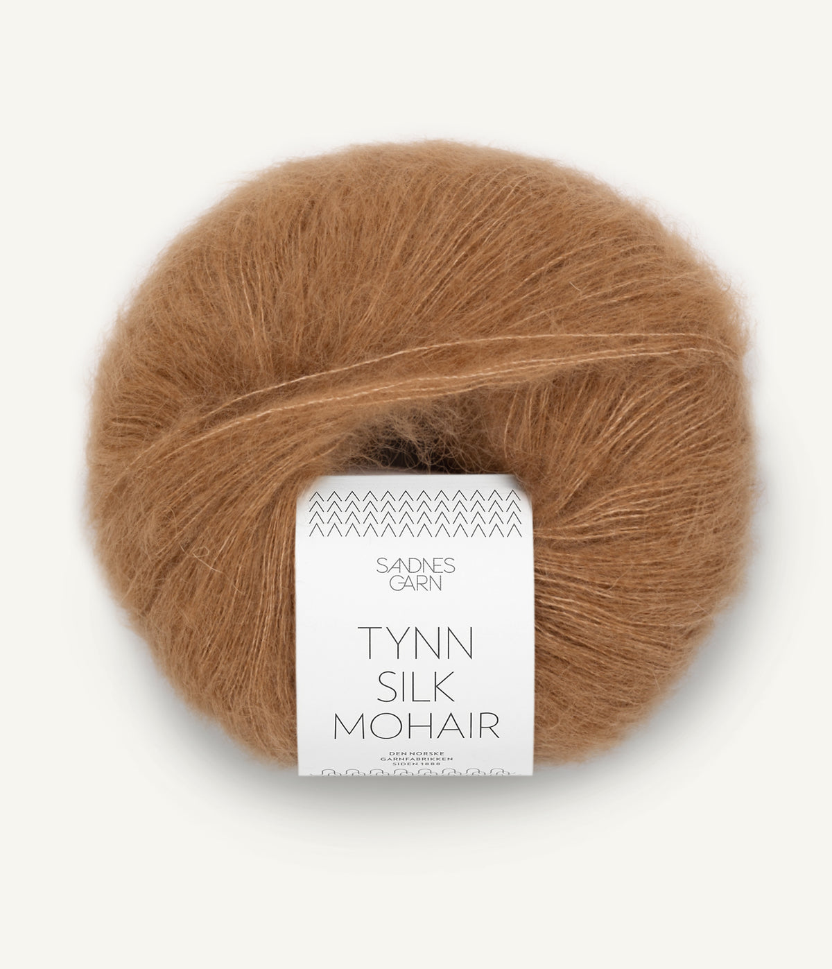 Tynn Silk Mohair Brunt Sukker