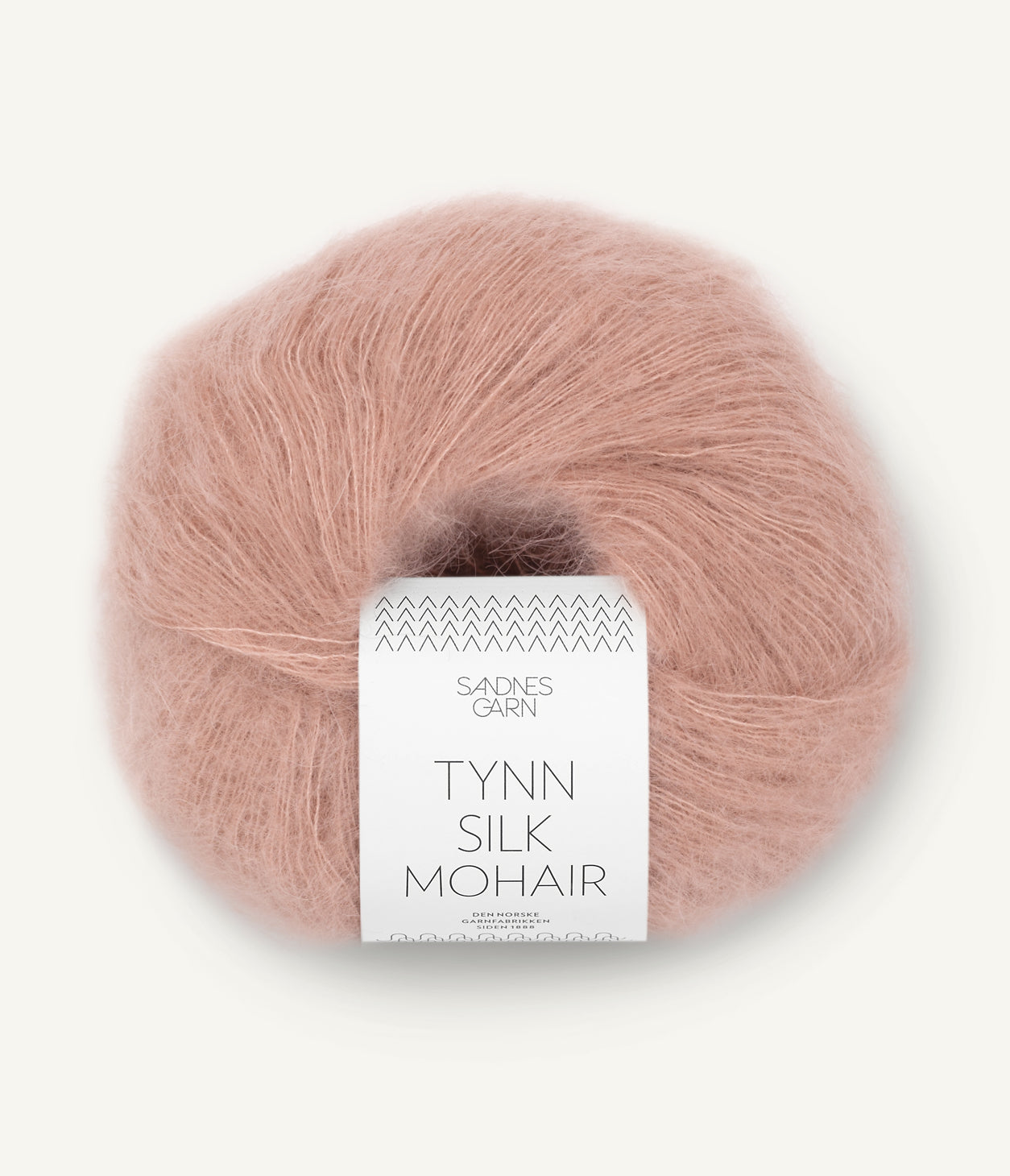 Tynn Silk Mohair Pudder Rosa