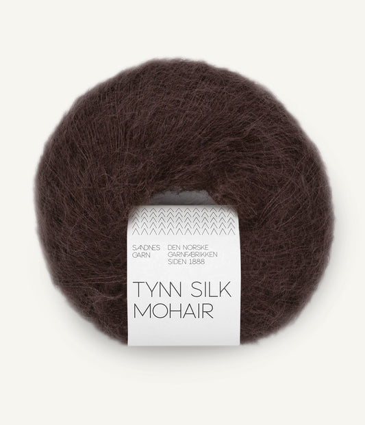 Tynn Silk Mohair Chocolate Plum