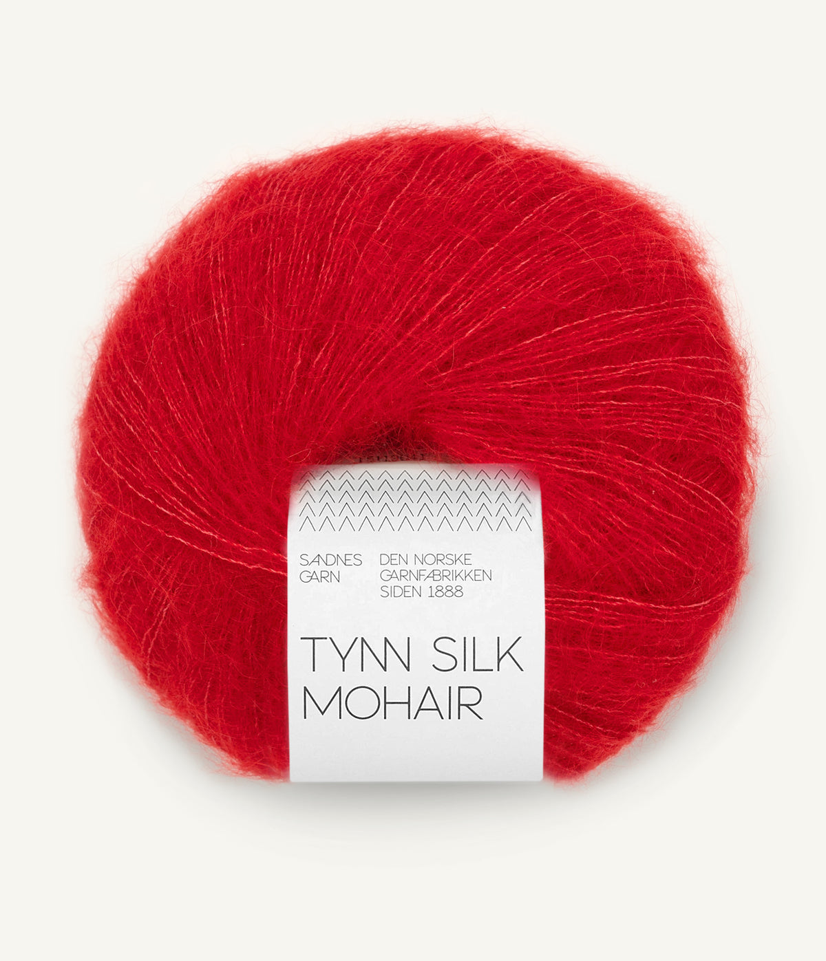 Tynn Silk Mohair True red