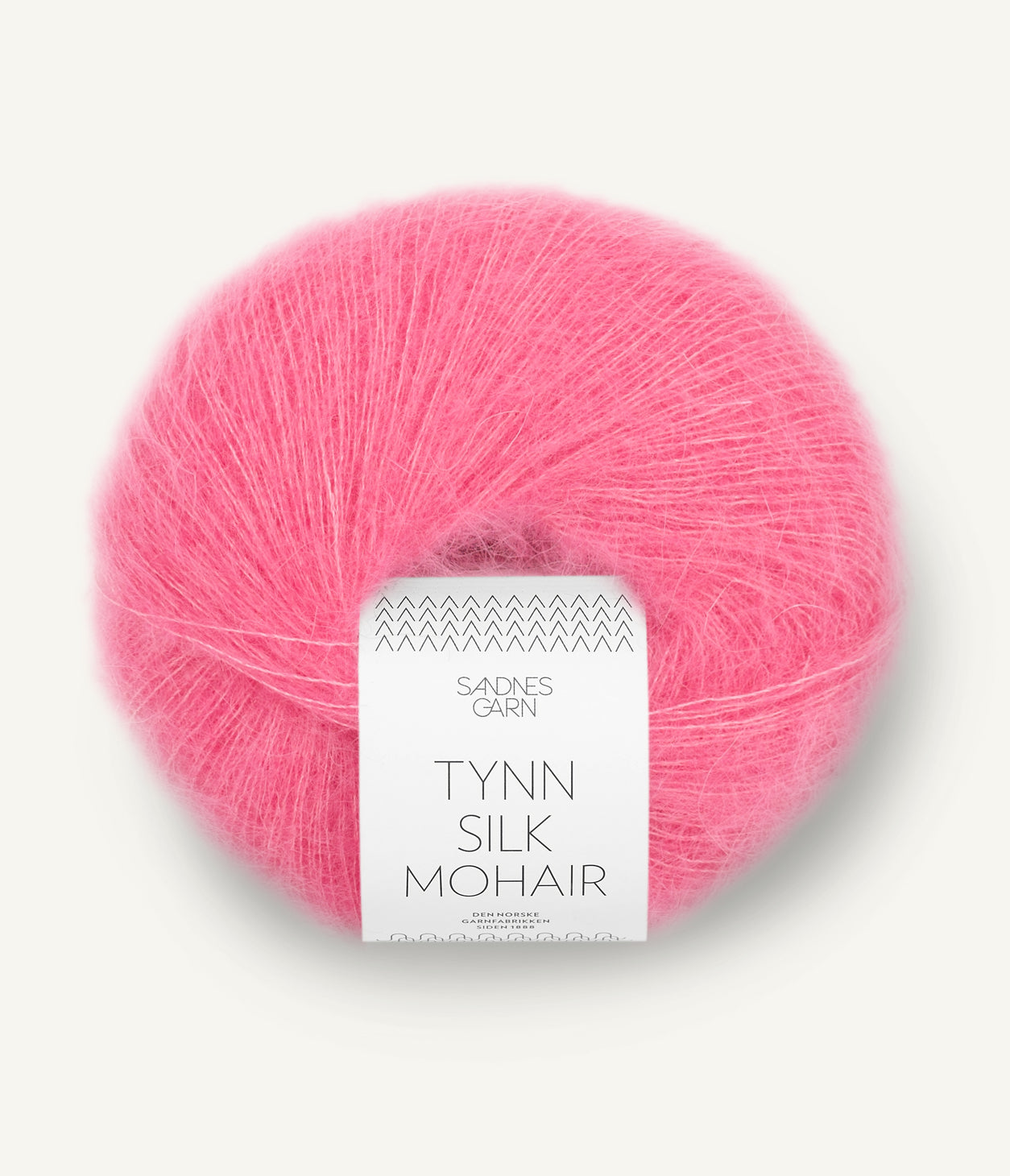Tynn Silk Mohair Bubblegum Pink