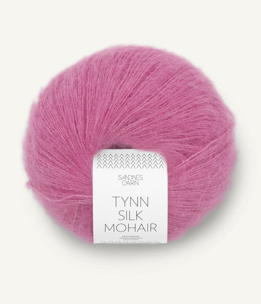Tynn Silk Mohair Shocking Pink