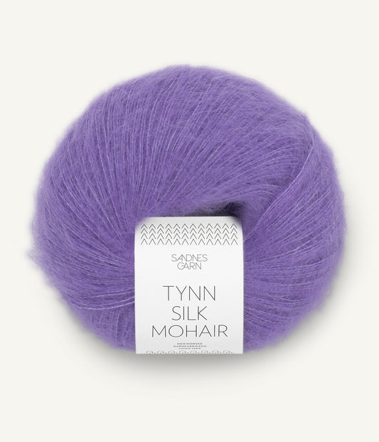 Tynn Silk Mohair Pasjonsblomst