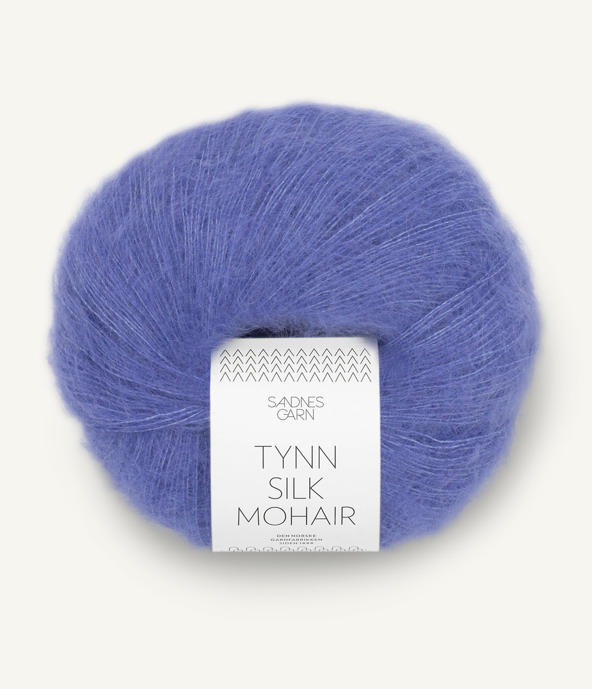 Tynn Silk Mohair Blå Iris
