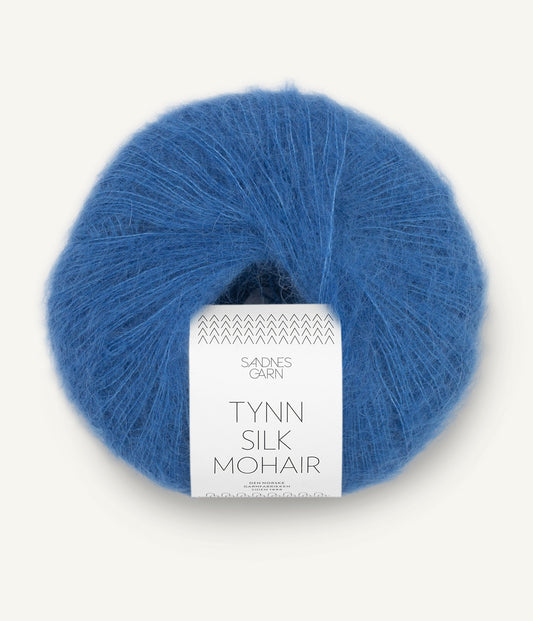 Tynn Silk Mohair Regatta Blå