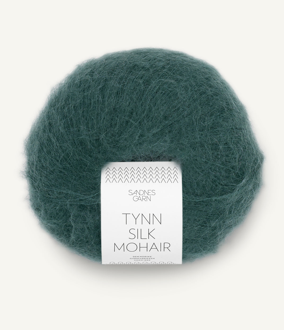 Tynn Silk Mohair Dyp Petrol