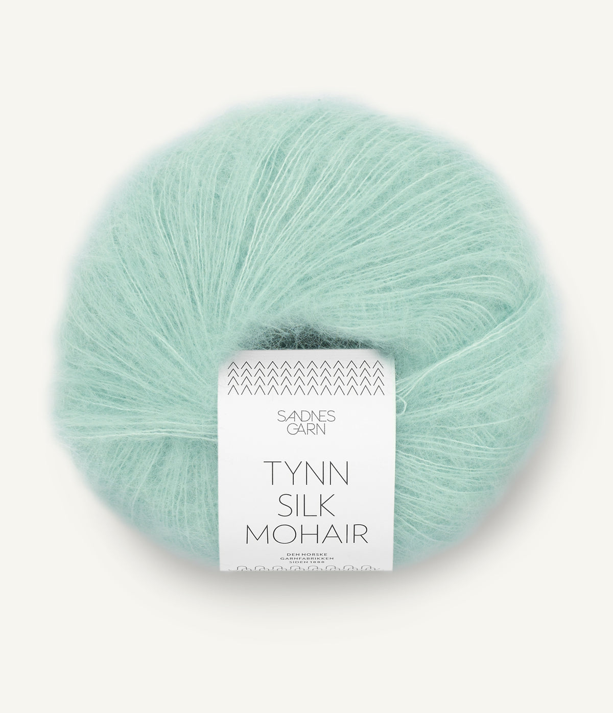 Tynn Silk Mohair Blå Dis