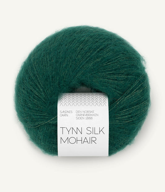 Tynn Silk Mohair Rain forest