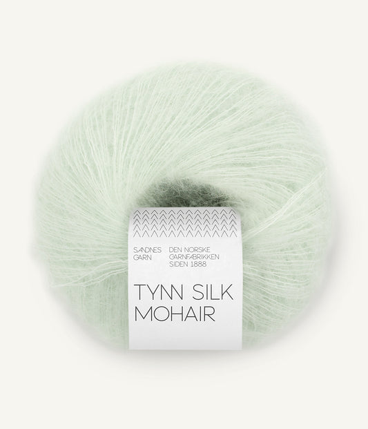 Tynn Silk Mohair Mint Green