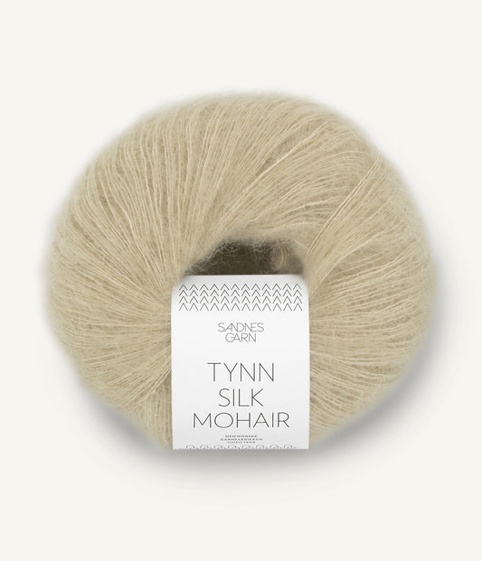 Tynn Silk Mohair Lys Chinos Grønn