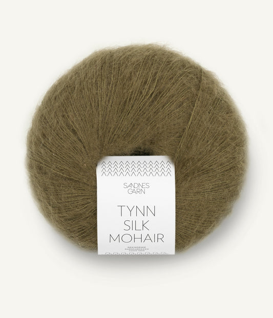 Tynn Silk Mohairdark olive