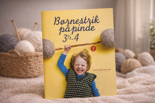 Opskrifthæfte: Børnestrik på pinde 3 1/2 -4