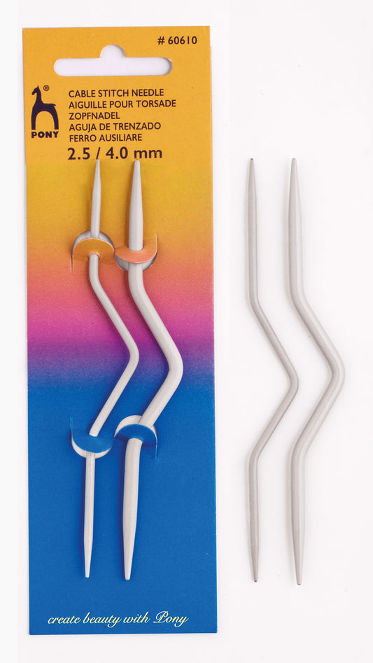 PONY SNONINGSNÅLE 2,50/4,00MM ALUMINIUM 60610